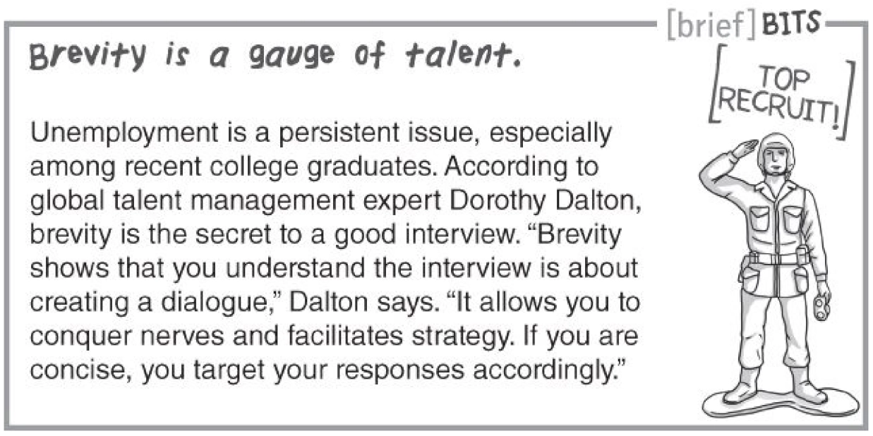 Brief - Brevity is a Gauge of Talent