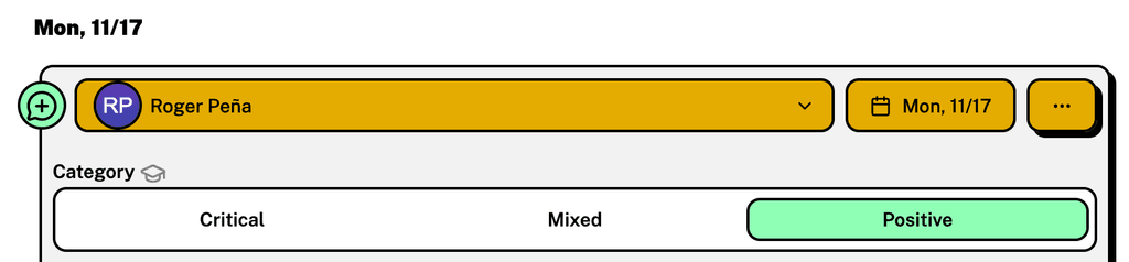 Feedback Categories in ClarityBoss